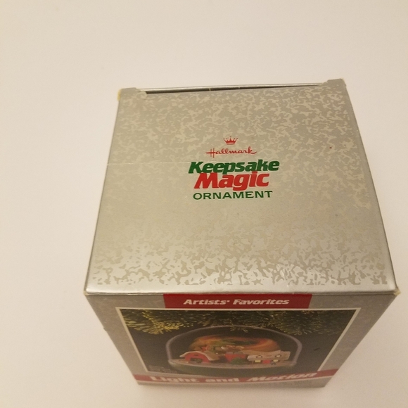 1989 Hallmark Magic Ornament Light Motion Spirit of St Nick Plane Swoops Soars - Picture 11 of 16